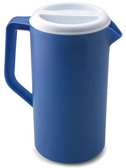 Pichet à jus bleu avec couvercle #RB3062RDBLE Pichet à jus bleu avec couvercle #RB3062RDBLE