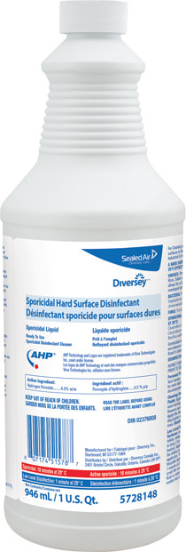 Nettoyant désinfectant sporicide pour surfaces dures SHSD #JH572814800