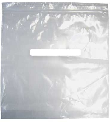 White Printed Bag with zipper #EC300454600