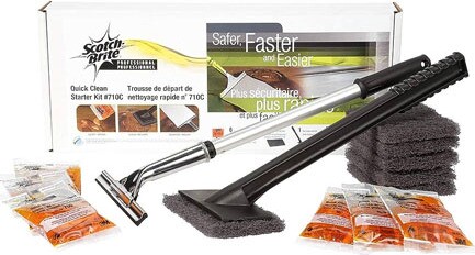 SCOTCH-BRITE Trousse pour le nettoyage des plaques chauffantes #3M00H710KIT SCOTCH-BRITE Trousse pour le nettoyage des plaques chauffantes #3M00H710KIT