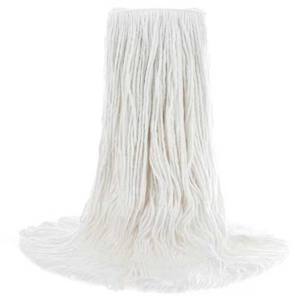 Multimate, Rayon Wet Mop, Narrow Band, Looped-end, White #AG001768000 Multimate, Rayon Wet Mop, Narrow Band, Looped-end, White #AG001768000