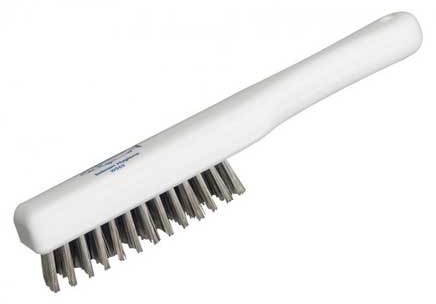 Brosse à fils d'acier inoxydable de 11" #AG00WS6SBLA Brosse à fils d'acier inoxydable de 11" #AG00WS6SBLA
