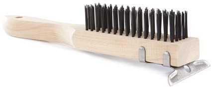 Hardened Steel Wire Brush - 5 Rows #AG099016000 Hardened Steel Wire Brush - 5 Rows #AG099016000