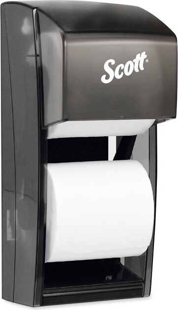 09021 Scott Essential, Double Standard Toilet Tissue Dispenser #KC009021000