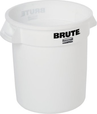 Non-Branded Waste Container for Food Plant Rubbermaid 2610-88 Brute CFIA #RB261088BLA