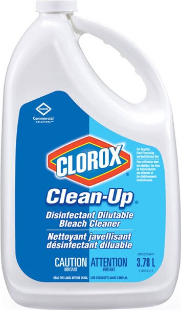 CLEAN-UP Nettoyant désinfectant concentré à base d'eau de javel #CL011723.78 CLEAN-UP Nettoyant désinfectant concentré à base d'eau de javel #CL011723.78