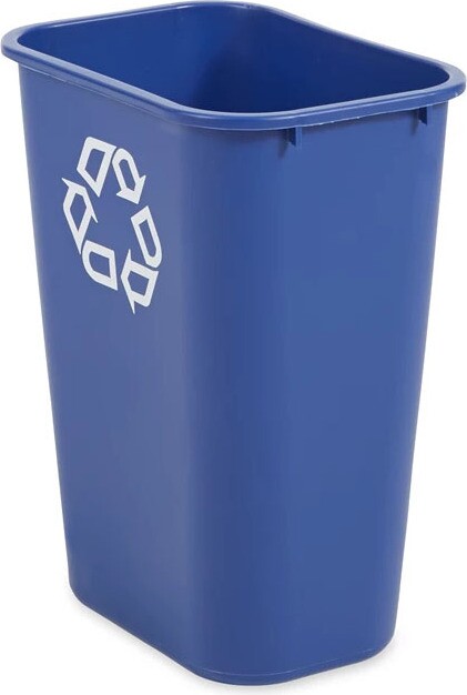 Deskside Container with Recycling Logo #RB295773BLE