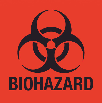 Étiquette Biohazard #RB000BP1000 Étiquette Biohazard #RB000BP1000