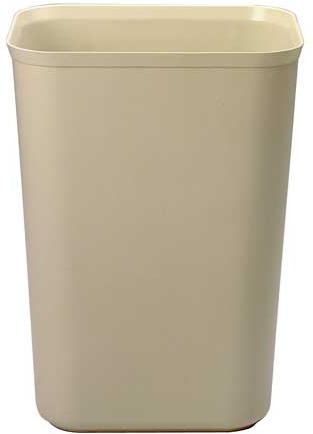 Rubbermaid Beige Fire Resistant Wastebasket 2544 #RB002544BEI