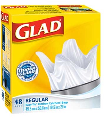 Kitchen Catchers Bags 21 L Glad #CL001142900 Kitchen Catchers Bags 21 L Glad #CL001142900