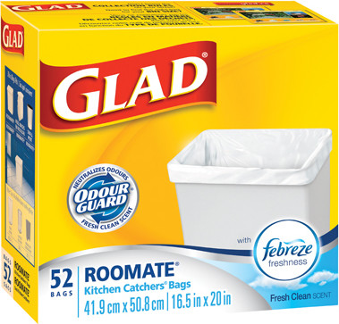 Kitchen Catchers Bags Glad Roomate #CL001029900 Kitchen Catchers Bags Glad Roomate #CL001029900