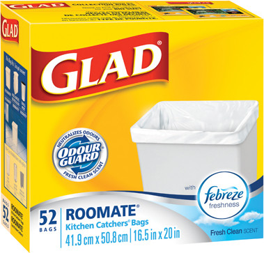 Sacs à ordures pour la cuisine Glad Roomate #CL001029900