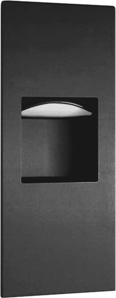 Wall Built-in 31'' Paper Dispenser and Waste Receptacle Combo Unit Bobrick B-36903 TRIMLINE #BO036903MBK Wall Built-in 31'' Paper Dispenser and Waste Receptacle Combo Unit Bobrick B-36903 TRIMLINE #BO036903MBK