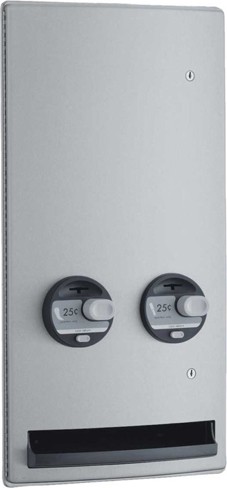 Recessed Napkin and Tampon Dispenser B-4706 CONTURA #BOB47062500 Recessed Napkin and Tampon Dispenser B-4706 CONTURA #BOB47062500
