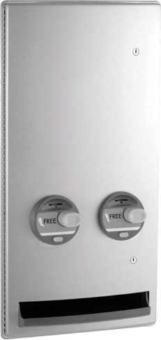 Recessed Napkin and Tampon Dispenser B-4706 CONTURA #BOB4706C000