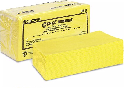 Masslinn Yellow Heavy Duty Dust Cloths #EM103272000