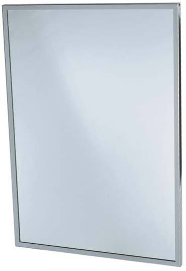 Miroir avec contour en acier inoxydable #FR941183000 Miroir avec contour en acier inoxydable #FR941183000