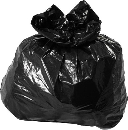 35" x 47" Black Garbage Bags #GO096623000