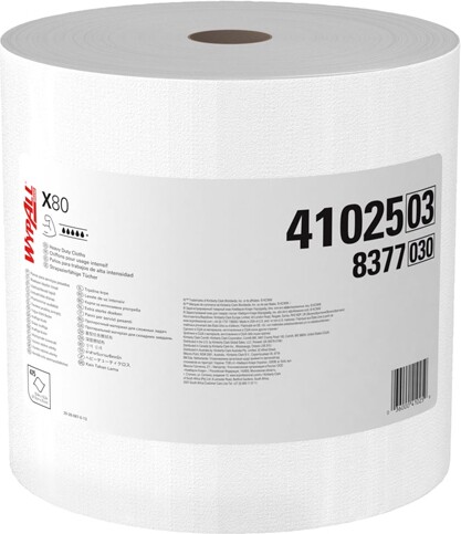 Wypall X80 Heavy Duty Roll Coths #KC041025000