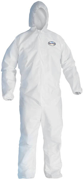 Breathable Particle Protection Coveralls KleenGuard A20 #KC049114BLA