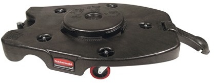 Socle à roulettes pour poubelle conçu pour tirer jusqu'à contenants Brute #RB002651NOI