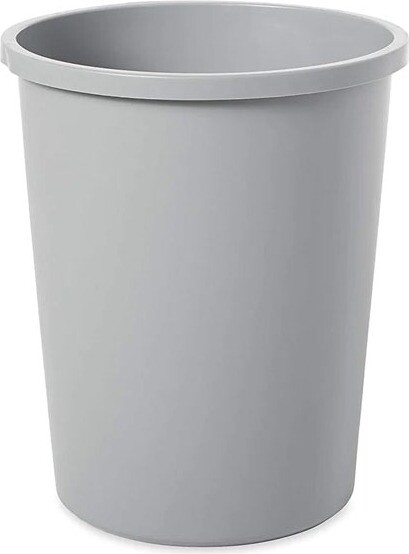 2947 Untouchable Round Wastebasket 11 gal #RB002947GRI