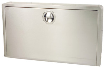 Stainless Steel Horizontal Wall Mounted Baby Changing Station Bobrick KB110-SSWM #BOKB110SSWM