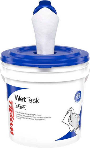 WETTASK 06211 Dry Wipes for Disinfectants and Solvents #KC006211000