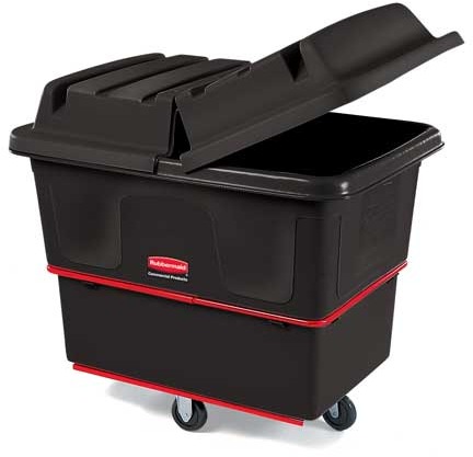 Chariot de buanderie cubique robuste 8 pieds cubes Rubbermaid 4708 #RB004708NOI