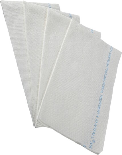 06053 Wypall White Quaterfold Foodservice Cloths #KC006053000