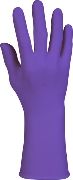 Gants d'examens en nitrile mauve 5 mils sans poudre #KC050602000