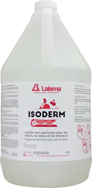 Lotion pour les mains, le corps et les cheveux sans parfum Isoderm #LM0057504.0