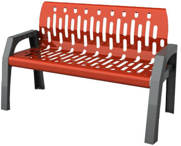 Park Bench 48" for Common Area 2040 Frost #FR002040ROU Park Bench 48" for Common Area 2040 Frost #FR002040ROU