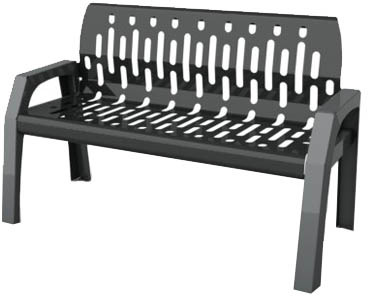 Park Bench 48" for Common Area 2040 Frost #FR002040NOI Park Bench 48" for Common Area 2040 Frost #FR002040NOI