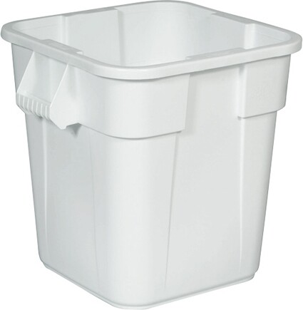 Square Waste Container 28 Gals. Without Lid Brute #RB003526BLA