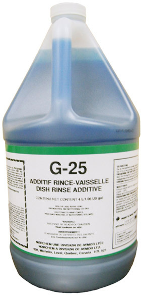 Low Temperature Dishwasher Rinsing Agent Norchem G-25 #EM315090000