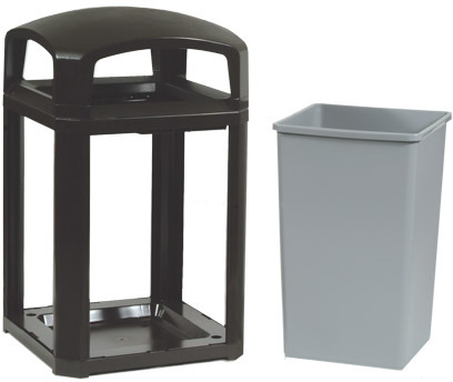 3970 LANDMARK  Outdoor Container Frame for Decorative Panels 35 Gal #RB003970SAB