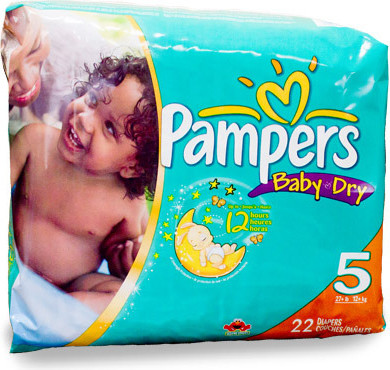 Couches taille 5 (27+ lbs.) Pampers Baby-Dry #PG45219A000 Couches taille 5 (27+ lbs.) Pampers Baby-Dry #PG45219A000