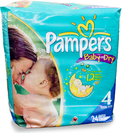 Couches taille 4 (22-37 lbs.) Pampers Baby-Dry #PG45218A000 Couches taille 4 (22-37 lbs.) Pampers Baby-Dry #PG45218A000
