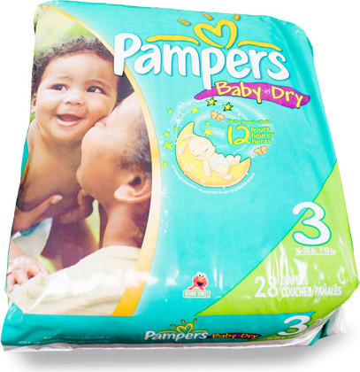 Couches taille 3 (16-28 lbs.) Pampers Baby-Dry #PG45217A000 Couches taille 3 (16-28 lbs.) Pampers Baby-Dry #PG45217A000