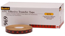 Ruban adhésif Scotch ATG 969 Transfer #3M000969000 Ruban adhésif Scotch ATG 969 Transfer #3M000969000