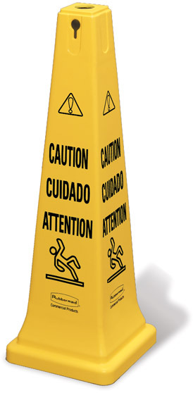 Trilingual Safety Cone 36" #RB006276JAU