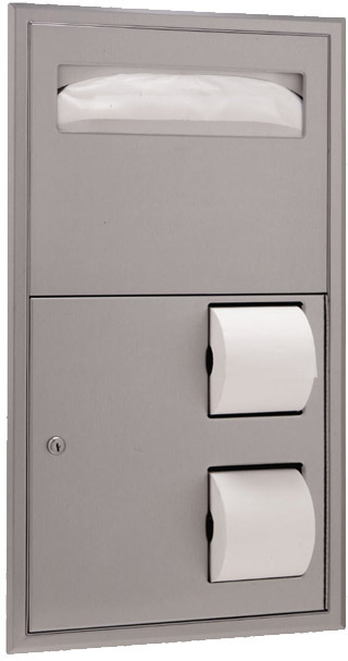 B-3474 ClassicSeries, Toilet Paper and Seat Cover Dispenser #BO0B3474000 B-3474 ClassicSeries, Toilet Paper and Seat Cover Dispenser #BO0B3474000