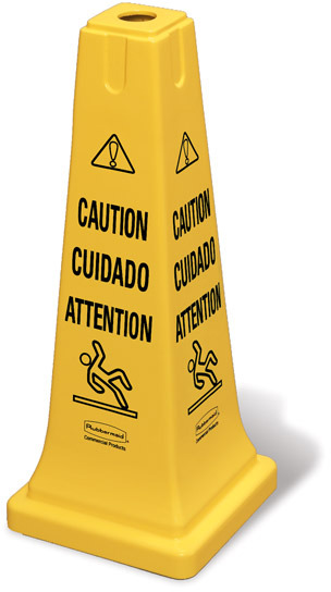 Trilingual Safety Cone 25-3/4" #RB006277000