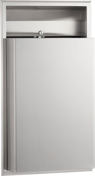 B-3644 Poubelle encastrée en acier inoxydable 12 gal #BO0B3644000