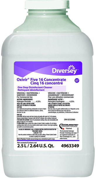 OXIVIR FIVE 16 Hydrogen Peroxide Disinfectant #JH496334900 OXIVIR FIVE 16 Hydrogen Peroxide Disinfectant #JH496334900