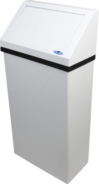 303 Wall Mounted Waste Container with Hinged Lid 13 Gal #FR000303000 303 Wall Mounted Waste Container with Hinged Lid 13 Gal #FR000303000