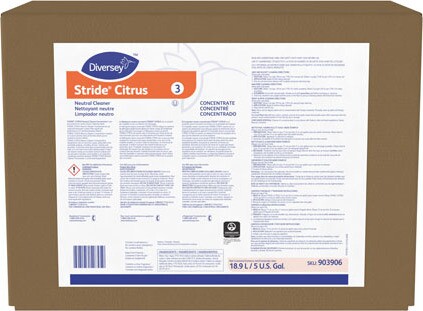 STRIDE CITRUS Concentrated Neutral Cleaner #JH003906000 STRIDE CITRUS Concentrated Neutral Cleaner #JH003906000