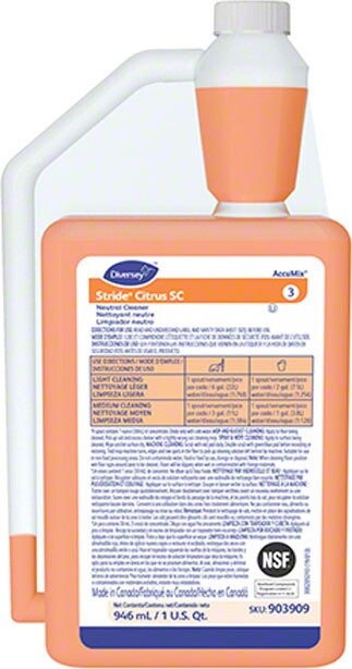 STRIDE CITRUS Concentrated Neutral Cleaner #JH003909000 STRIDE CITRUS Concentrated Neutral Cleaner #JH003909000