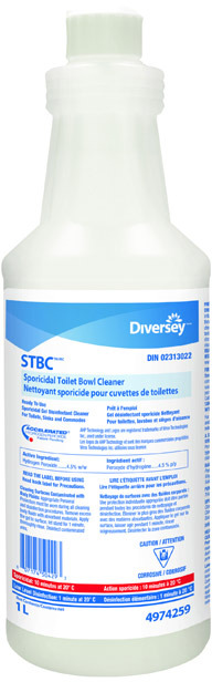 Sporicidal Toilet Bowl Cleaner STBC #JH497425900 Sporicidal Toilet Bowl Cleaner STBC #JH497425900
